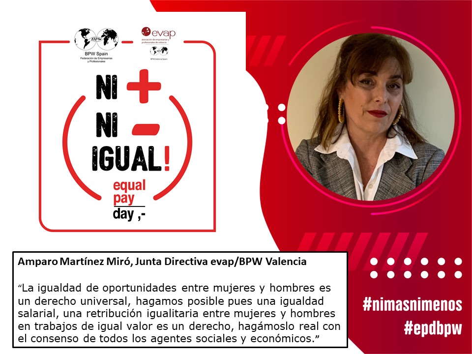 ¿Y la brecha salarial…?

Las palabras de nuestra secretaria general <a href="/AmparoMmiro/">Amparo Martinez Miro</a> sobre la #igualdadsalarial.

#EqualPayDay #nimasnimenos #brechasalarial