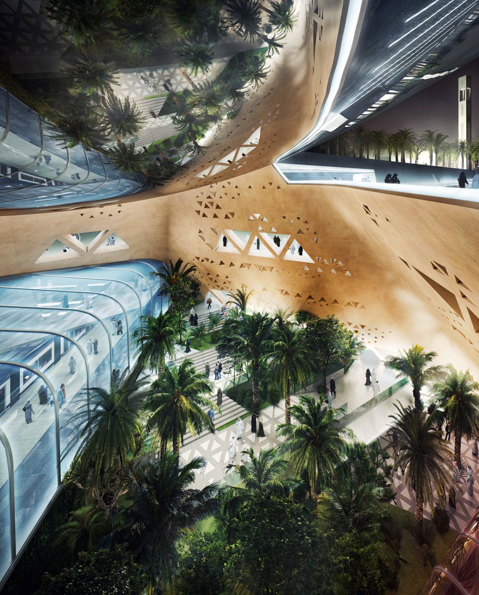 SaudiProject's tweet image. ظهور معالم الهيكل المعدني الذي يزين محطة قصر الحكم، إحدى المحطات الرئيسية لمشروع #قطار_الرياض والتي تقع في منطقة وسط الرياض