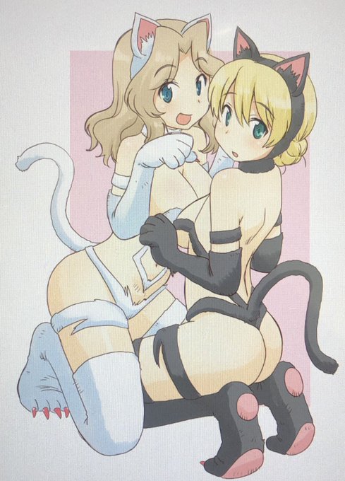 猫の日。どっちもネコという事で。 