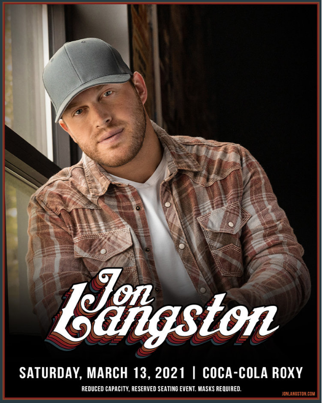 949TheBull's tweet photo. Win tickets to see Jon Langston at the Coca-Cola Roxy on March 13, 2021! Click Here:  https://t.co/6G8Xm4655D https://t.co/UytxRwsgpj