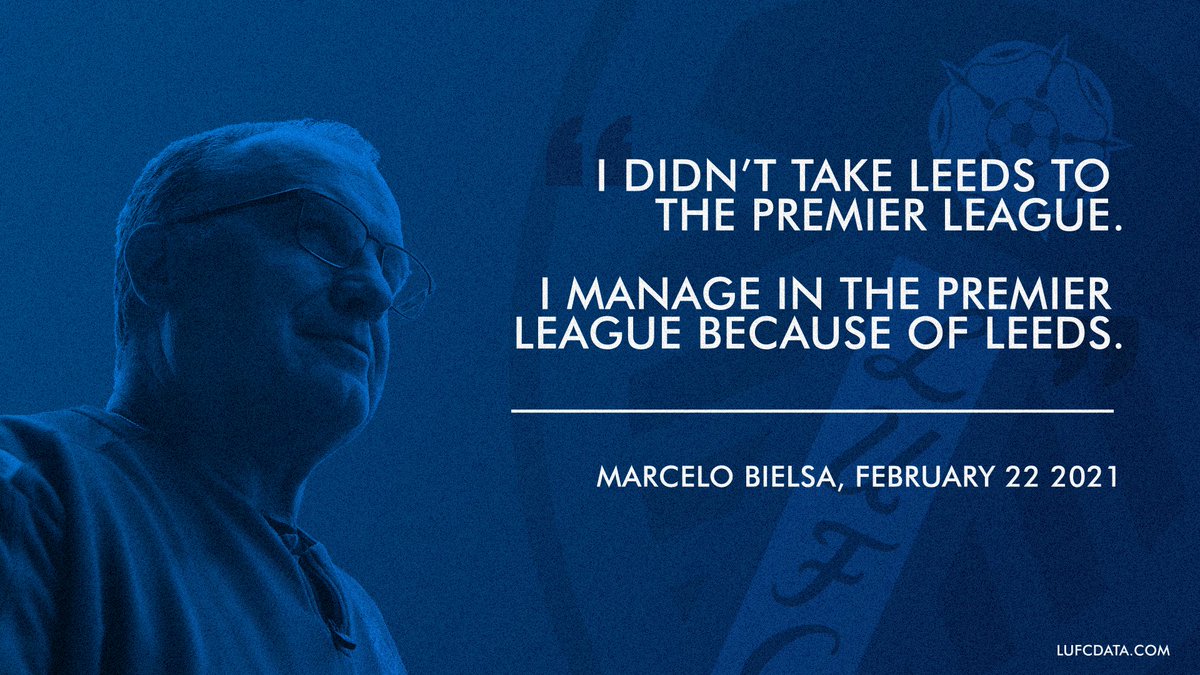 LUFCDATA's tweet image. Marcelo Bielsa, ladies and gentleman. 😍 #LUFC