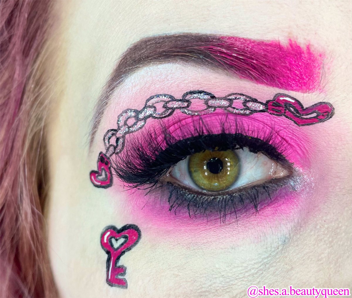 It’s cuffin’ season 🔐💗

Products
💗 Lashes- <a href="/RoyalBeautyCos1/">Royal Beauty Cosmetics</a> “Debbie”
💗 Palette- <a href="/RoyalBeautyCos1/">Royal Beauty Cosmetics</a> “Valentine’s Day bundle”
💗 Liners- <a href="/RoyalBeautyCos1/">Royal Beauty Cosmetics</a> “Berry &amp; white” <a href="/elfcosmetics/">e.l.f. Cosmetics</a> “black liquid liner” 
💗 Paint- <a href="/krazefx/">krazefx</a> “pink”

Inspo- <a href="/adidaddi/">Adam Marks</a>.xo