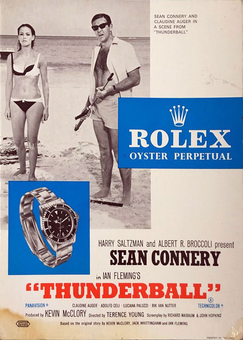 Bond x Rolex 

#Clique53 #JamesBond #007 #Rolex #RolexSubmariner #SeanConnery #ClaudineAuger #Advert #MadMen #Horology