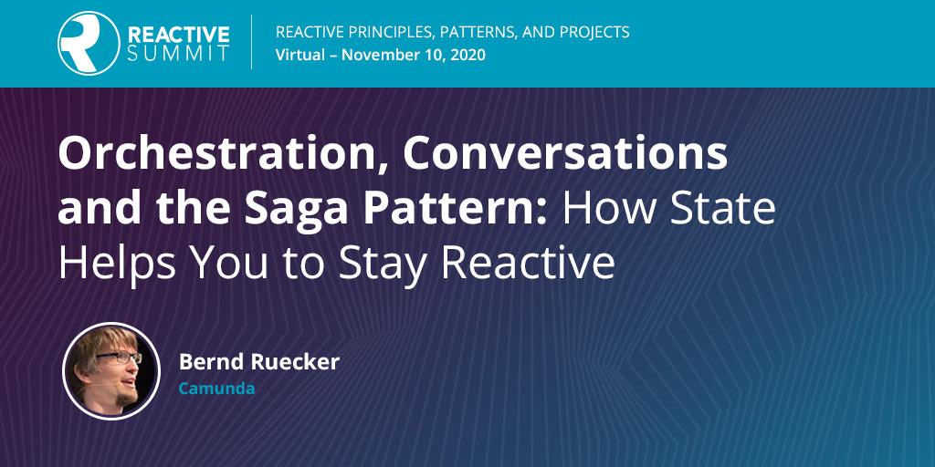 🎬 How can you handle the state of long-running interactions and subsequent requirements around timeouts, error handling, and consistency? Bernd Ruecker @berndruecker shows you how with this live hacking session. Watch the #Reactive20 replay ->> bit.ly/3lxK45H