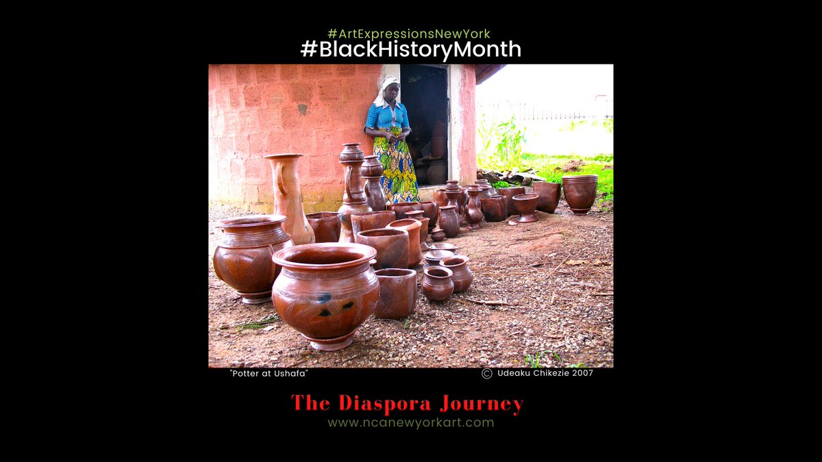 Udeaku Chikezie "Potter at Ushafa" - 2018 Photography @ude_aku

The Diaspora Journey virtual exhibition for Black History Month. 
22 February - 25 March 2021.

#TheDiasporaJourney #virtualExhibition #NewYork #BlackHistoryMonth #ArtExpressionNewYork