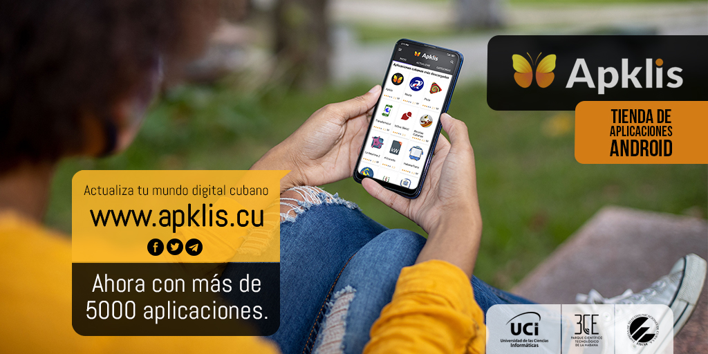 ETECSA_Cuba's tweet image. ➡️ Inicia tu semana actualizad@ con #Apklis🇨🇺