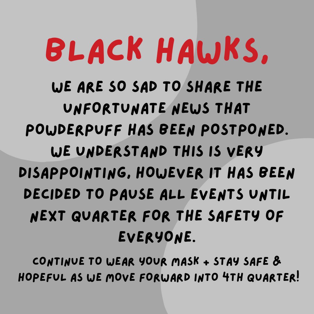We are so sad to share this unfortunate news. More information will come out to the players this week!