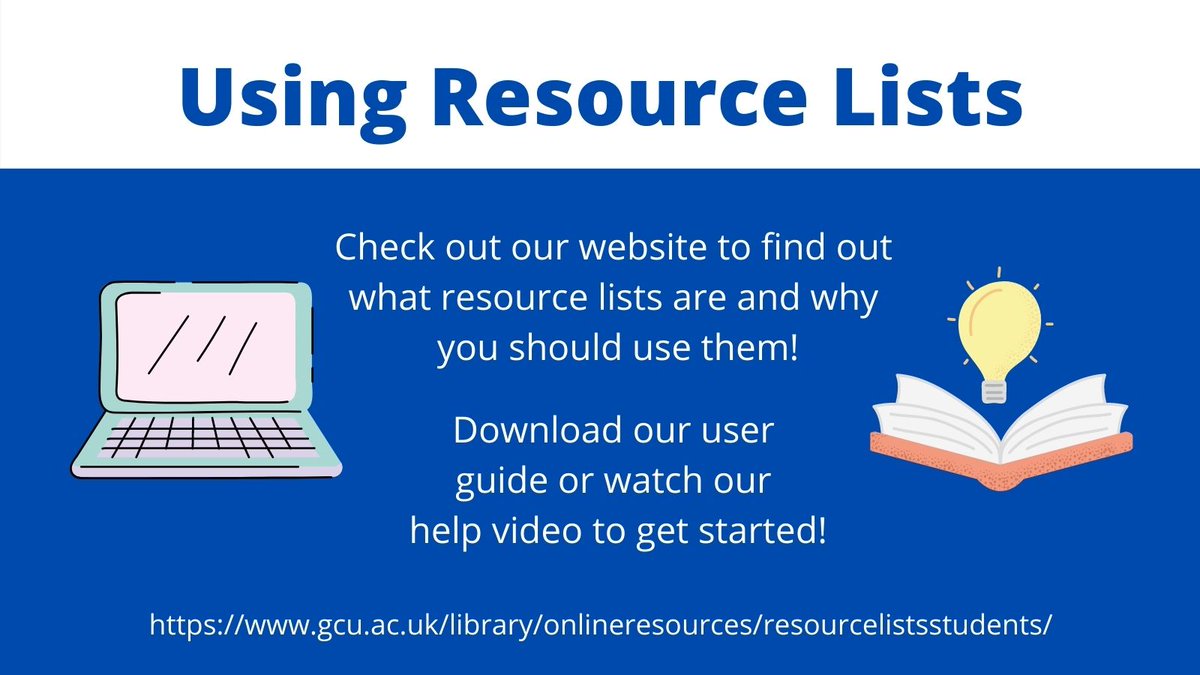 SAFLibraryGCU's tweet photo. #GCUStudents. How confident are you using your Resource Lists? Use our quick video guide if you want to learn more about accessing your module reading. https://t.co/LuJUAicnVx #GCULibTips https://t.co/TNvVFk0MMI