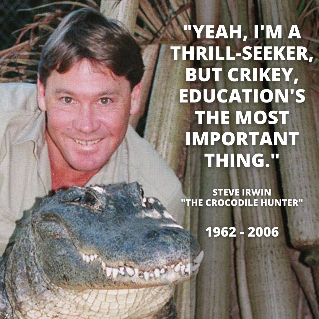 Happy Birthday to the late Steve Irwin! 