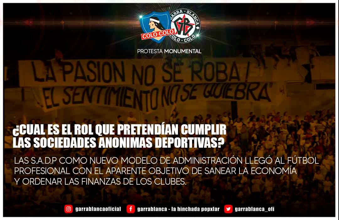 GarraBlanca_ofi's tweet photo. FUERA LAS S.A. EL FÚTBOL PARA SU GENTE https://t.co/i0oZJWRzbB
