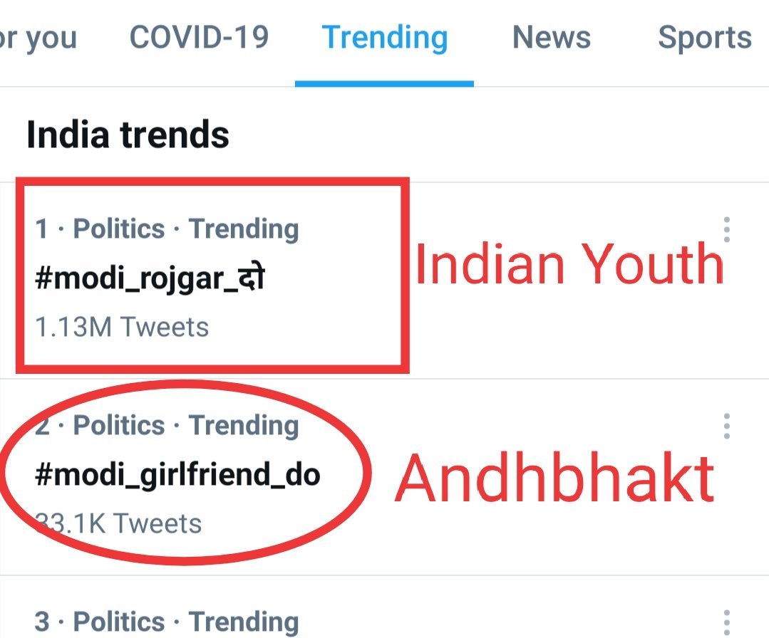 Shubhankit20's tweet photo. #modi_rojgar_दो Turn the serious issue into comedy

Old trick of BJP IT CELL

#modi_rojgar_दो https://t.co/qiytzQuMJ0