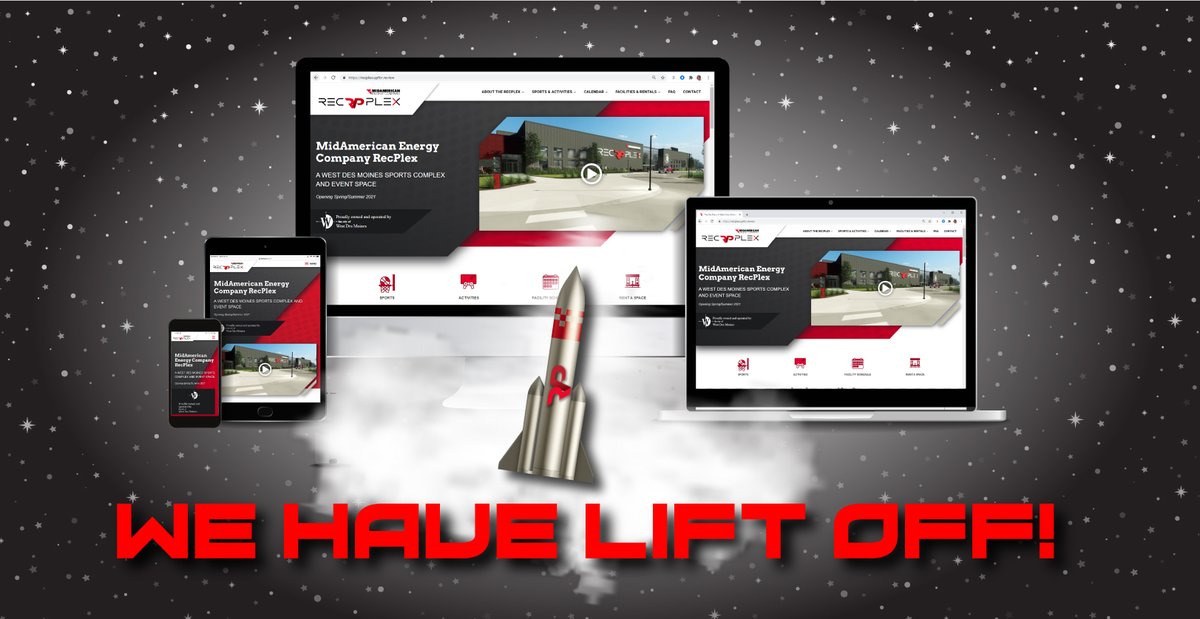 BREAKING NEWS! Our new website, therecplex.com, is now LIVE. It's easier to use (and look at)! Learn all about our sports, activities &amp; programs, take a facility tour or check space availability. Prepare to be even more excited about the RecPlex! #RecPlex #dreamitbuildit