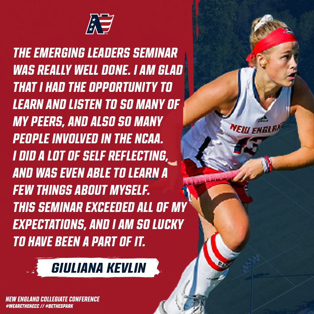 ICYMI: Recently, we shared a piece written by NECC student specialist @GiulianaKevlin about her experience participating in the NCAA's Emerging Leaders Program

#ELS21 #NCAALearnLead

READ ➡️ bit.ly/3k4P5nx

#WeAreTheNECC // #BeTheSpark