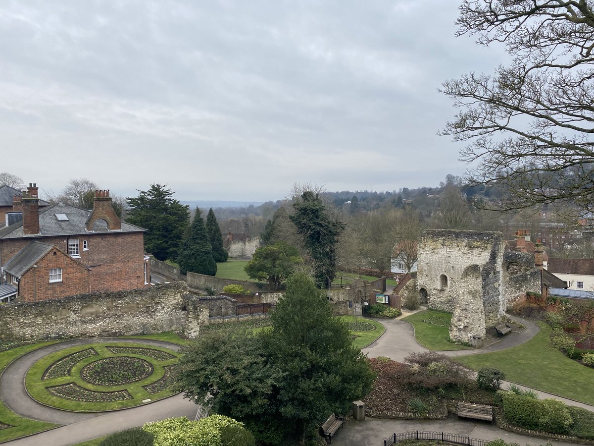 PlumbingModern's tweet photo. Pre-commencement checks today ready for starting on-site next week in #Guildford the #castle and great views across the road. #construction  #m+e #busy https://t.co/Xlij4pdYWv
