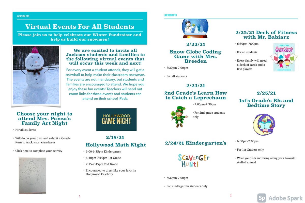 elcosdlibraries's tweet photo. Jackson Parents - have your students join our Elementary Librarian, Mrs. Breeden, for a fun virtual Snow Globe Coding Game tonight @ 6:30. https://t.co/EUWGVwx95W