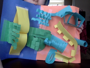 Ending Kindness Month by wrapping up our paper play space sculptures! 5th and 6th grade Vienna artists created paper playgrounds with a focus on inclusion and their ideas for designing equipment for ALL to enjoy were thoughtful, creative and fun! <a href="/FCPSfinearts/">FCPS Fine Arts</a>