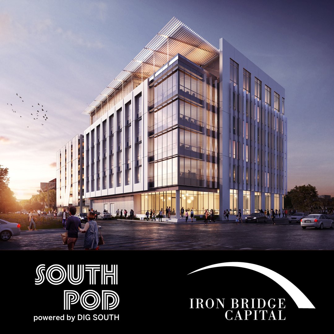 DIG_SOUTH's tweet photo. On #SOUTHPOD this week, we are featuring Iron Bridge Capital, developers of @chs_tech_center. Designed as home to a full house of tech-centric companies, CTC will serve as a centerpiece of Charleston’s burgeoning tech district.

Thursday at 8PM ET at https://t.co/RpcMUcuTIJ https://t.co/QkrYMD3rj7