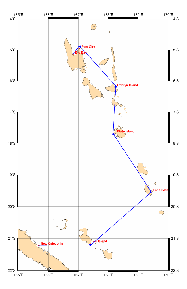 sailonline's tweet photo. New Hebrides Slalom 2021 ***START: 23 February at 1800utc*** From New Caledonia to Vanuatu - 578nm in elegant Italia 14.98s
#sailing #racing #navsim #boating #yachting #navigation #NewCaledonia #nouvellecaledonie https://t.co/pgd875u2dC