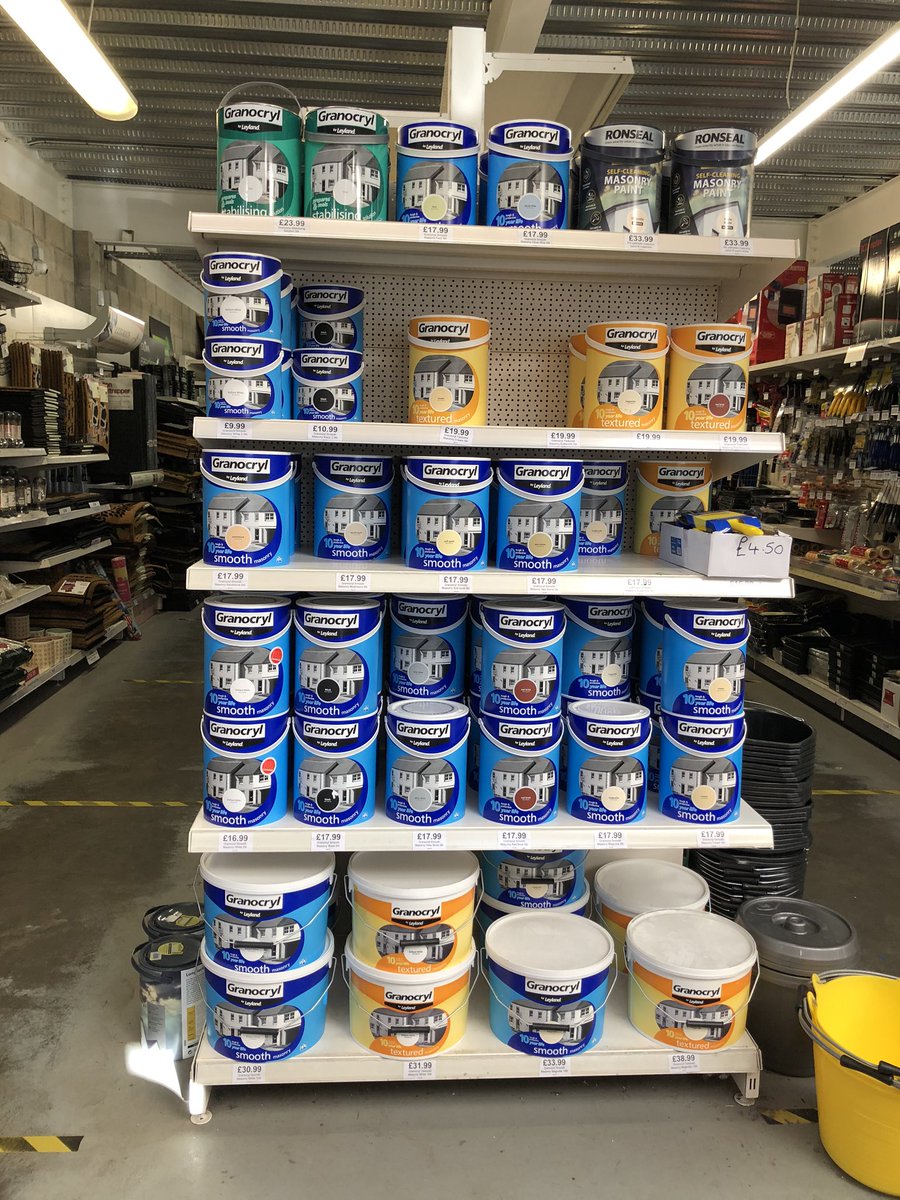 Fully stocked on all outdoor paints🙌🏼 Get back out in your gardens and get them ready for the beautiful summer that’s ahead of us✨