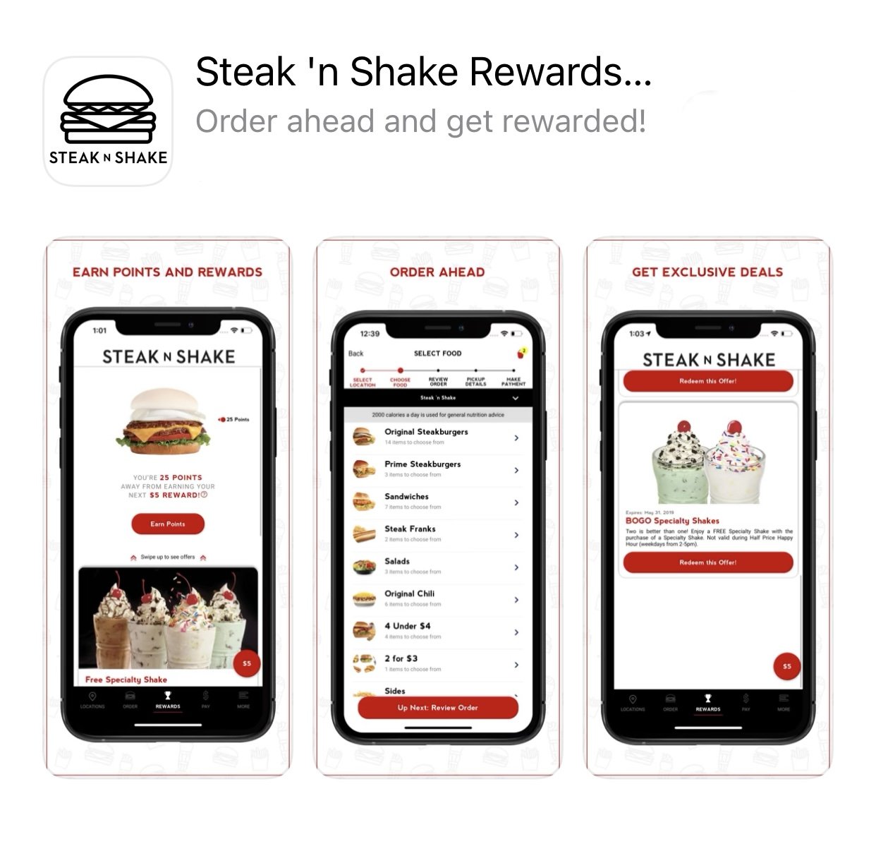 Steak 'n Shake on Twitter "When you’re with us, it’s simple you eat, you earn. 🙌 Have you