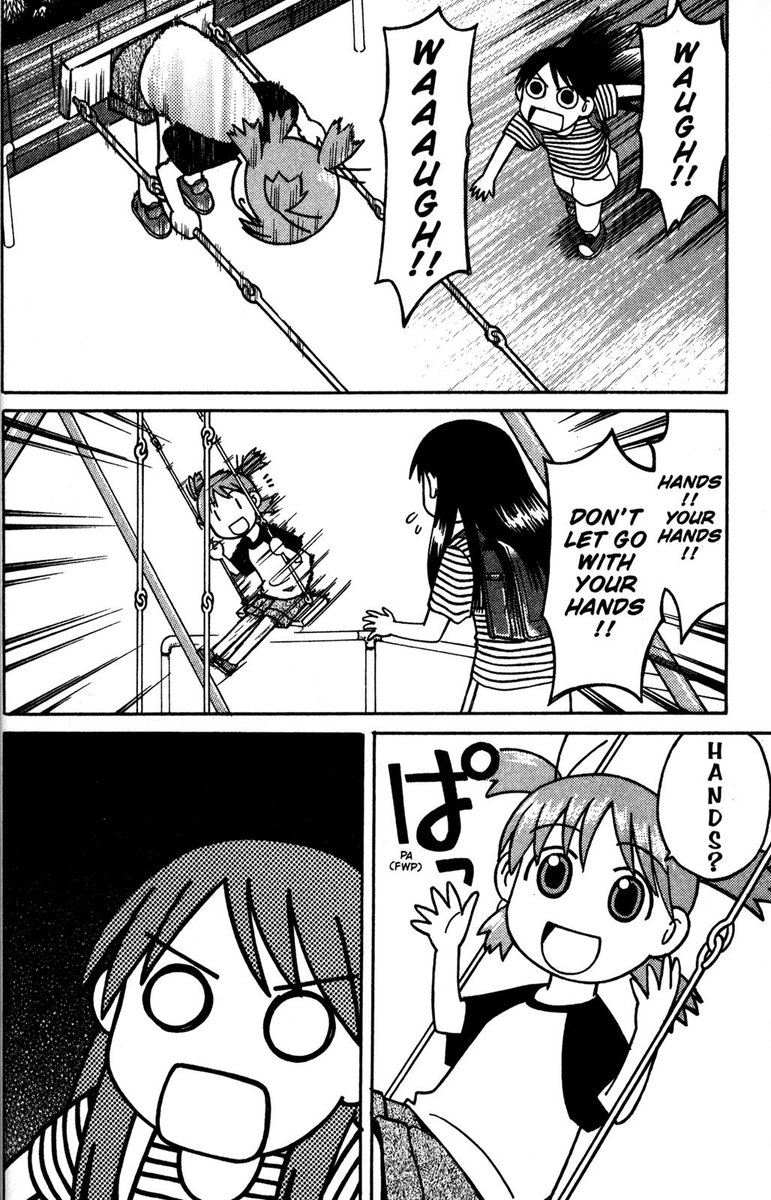 ok last one heres fourrr more bits i love without context, Yotsuba is vry good and a new issue is comin out next week u should check it out if u havent already :] goodnight ! now i sleep 