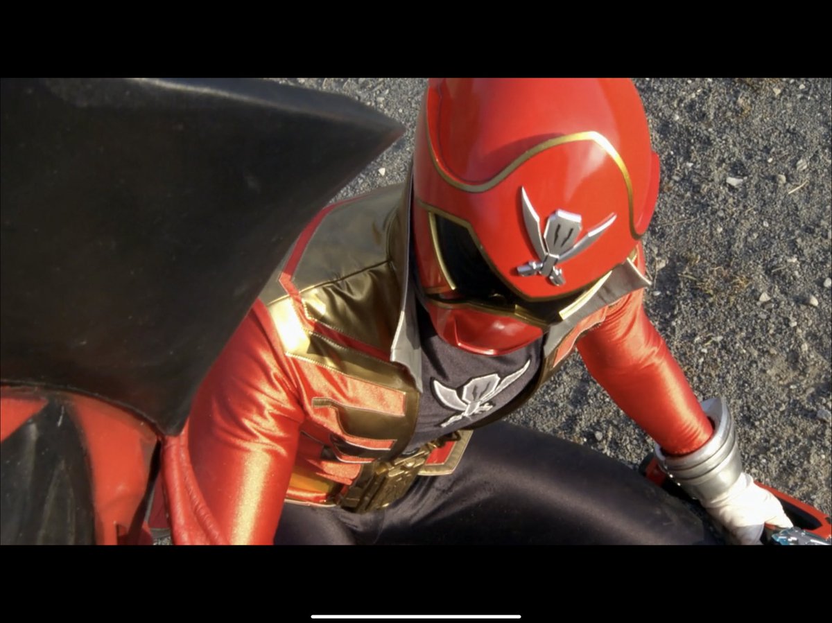 ゴーカイジャー48話 キャプテン マーベラス ゴーカイレッドvsバスコ タ ジョ イオン のイラスト