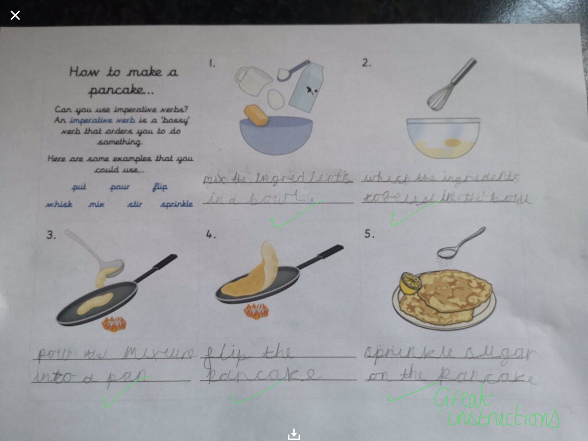 Some great work from 1M today with home learning