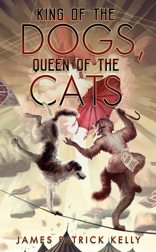 Just stumbled across a website with the perfect tweet-able pitch for King of the Dogs, Queen of the Cats. 'Novella about a circus of uplifted cats and dogs -- revolution and romance included.' Still happy to send you the free audiobook version. Message me for the download link.