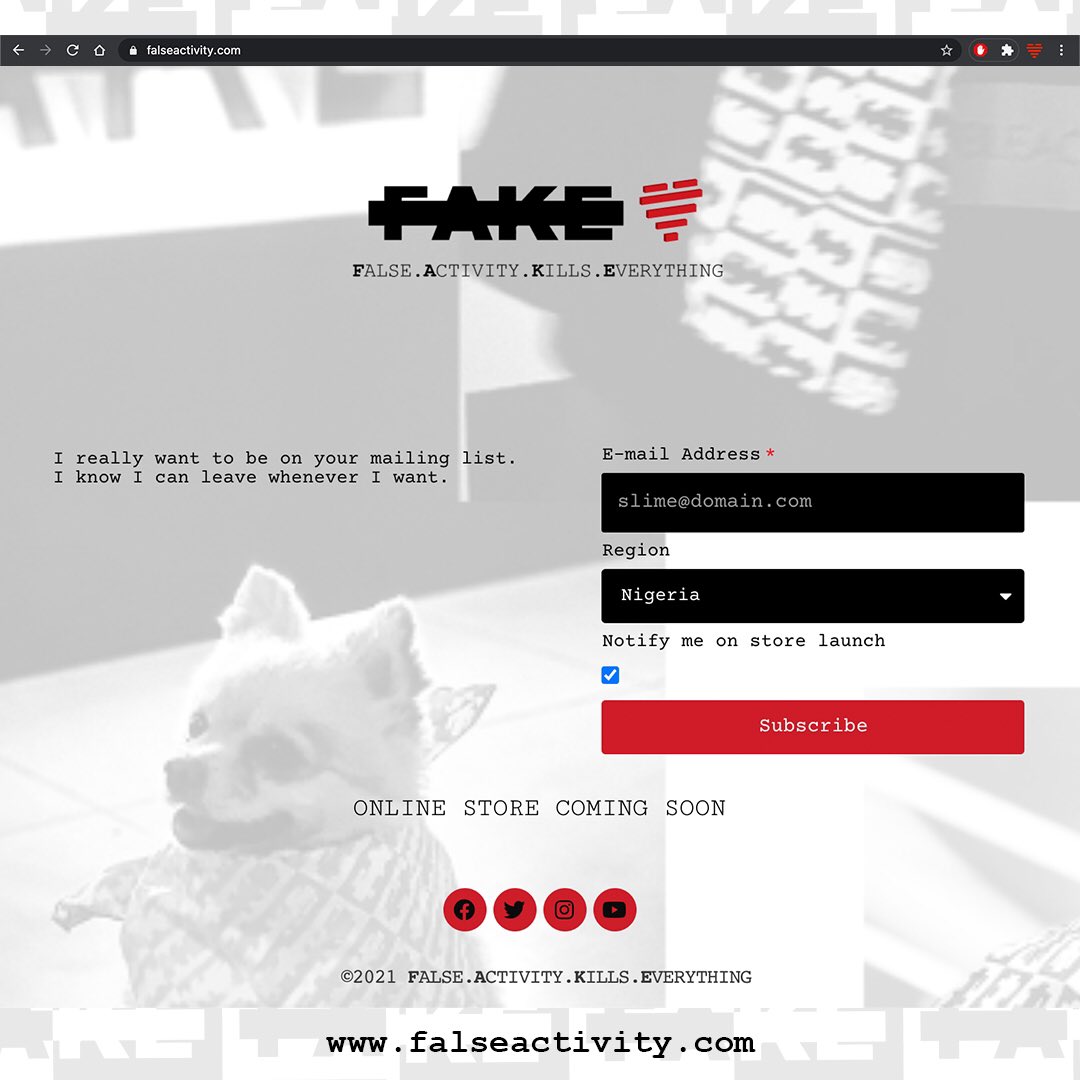 falseactivity's tweet image. Don’t forget to Subscribe!!! #falseactivity