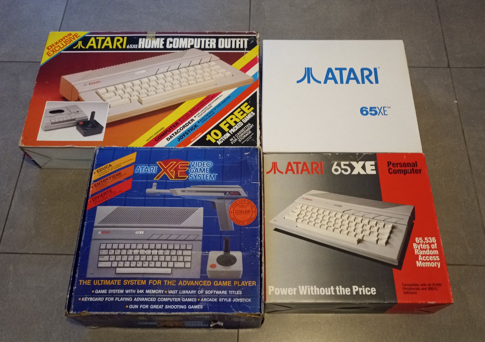 Nir on X: "Atari 65XE in different retail packages https://t.co/Npm2qPF8rO"  / X