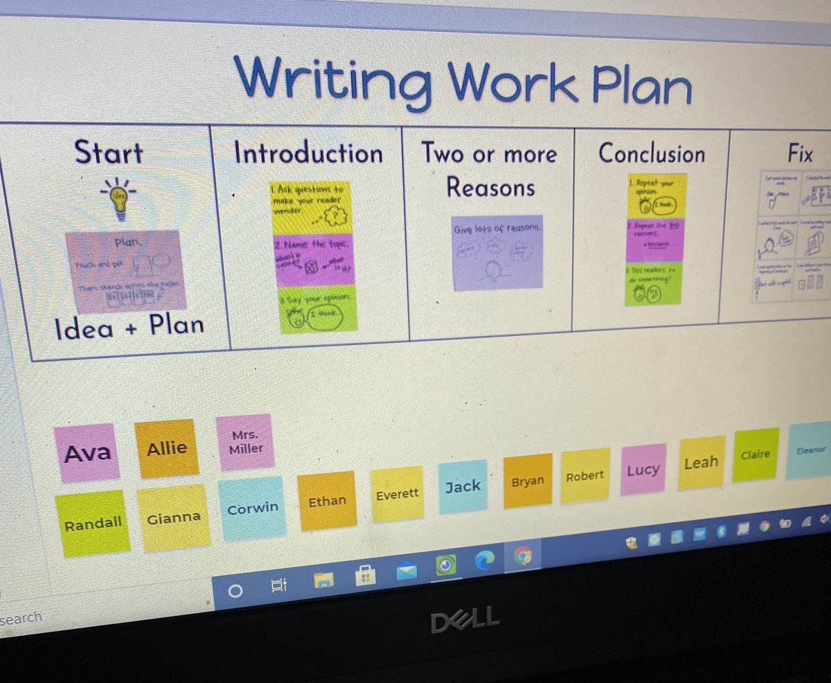 Brian_Sepe_'s tweet photo. Writing work plans evolve.

Learning alongside @meg81111 as she promotes independence around persuasive writing.

The work-plan becomes specific to the genre.

Ss are empowered to make decisions and identify where they need to go next. https://t.co/xLZlqznQC1