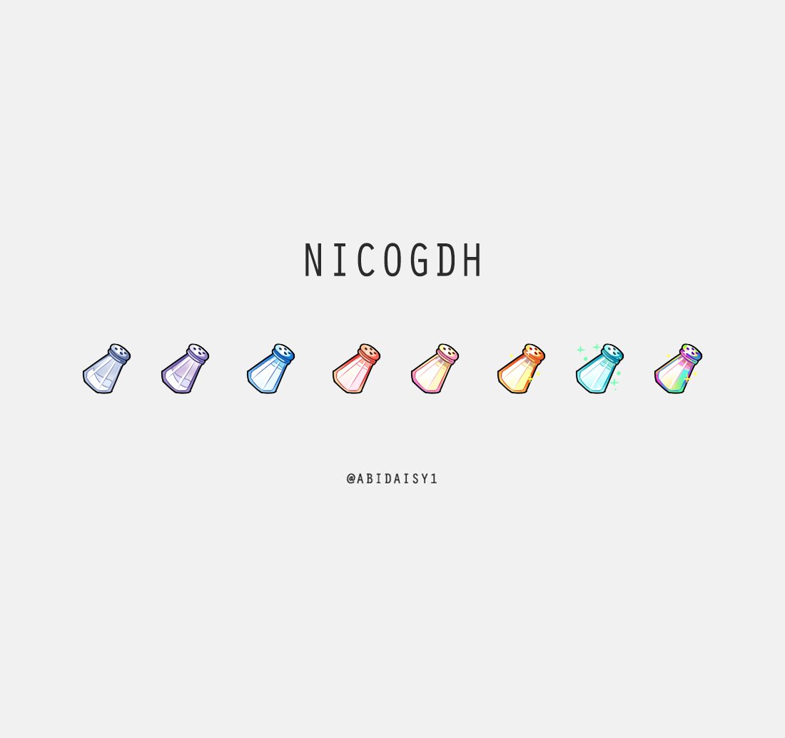 Abidaisy1's tweet photo. Badges sub pour @NiCOgdh !
N'hésitez pas à RT si vous aimez ! 🥰 https://t.co/7J384EH2YW