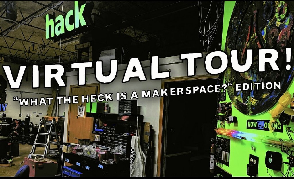LIVE virtual tour this Wednesday at 7PM on our YouTube channel!! Ask us your burning questions! See why a makerspace is so darn cool! Discover the best kept secret in Peoria: River City Labs! buff.ly/3aFhUDL