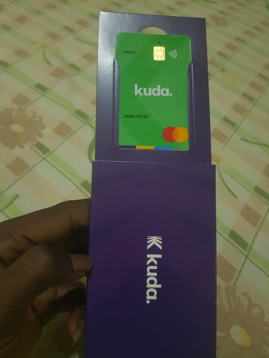 FelixJeremiah_'s tweet photo. See what came in today!
Feels so good to finally be a member of the @kudabank family. The feeling when i pulled out this card 👍 https://t.co/kDcvNoECdY