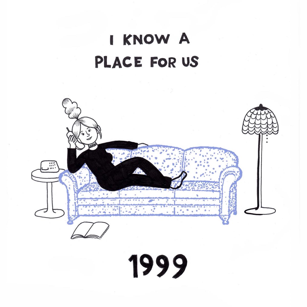 siogallagher's tweet photo. January's monthly mail art was COUCH-themed. https://t.co/0PCAWe0Jl5