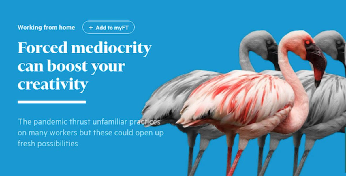 David Bodanis (@davidbodanis) on Twitter photo Well, usually I'm proud of my FT pieces, but today's I have to say was pretty mediocre...
bit.ly/mediocreFT
#TAOF #creativity #lockdown <a href="/FT/">Financial Times</a> Well, usually I'm proud of my FT pieces, but today's I have to say was pretty mediocre...
bit.ly/mediocreFT
#TAOF #creativity #lockdown <a href="/FT/">Financial Times</a>
