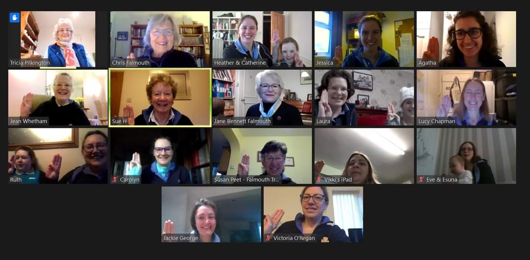 10thGuides's tweet photo. Fab #WTD2021 weekend! New Guide made her #promise at sunrise yesterday at @GirlguidingSWE virtual sleepover, then a division leaders renewal at sunrise today! Lets #PassThePromise to @guidingcornwall - what have you seen today? https://t.co/Efqhtawwu9