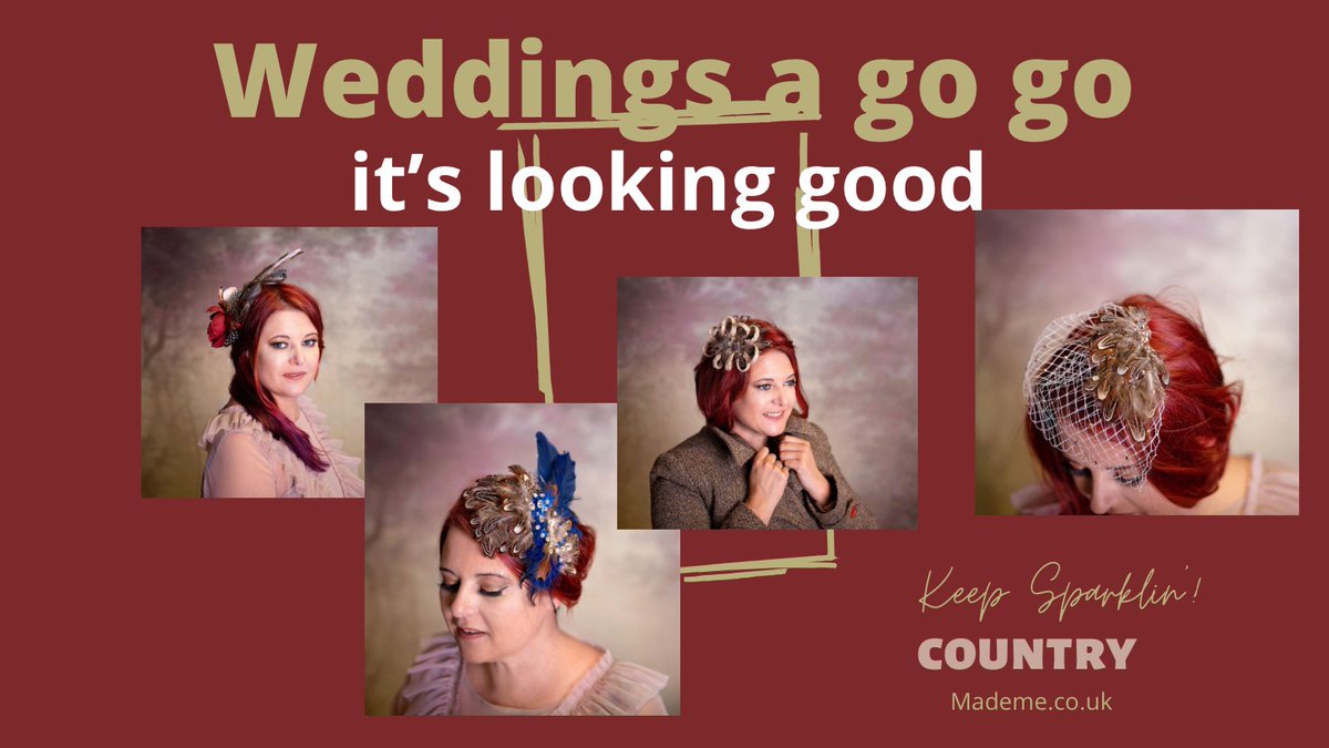 rarakoala's tweet photo. THE COUNTRY COLLECTION. Fingers crossed for weddings https://t.co/M96ePrZiIp #weddingfascinator #wedding #bigday #worcestershirehour #mhhsbd https://t.co/ktIbI0gg7E