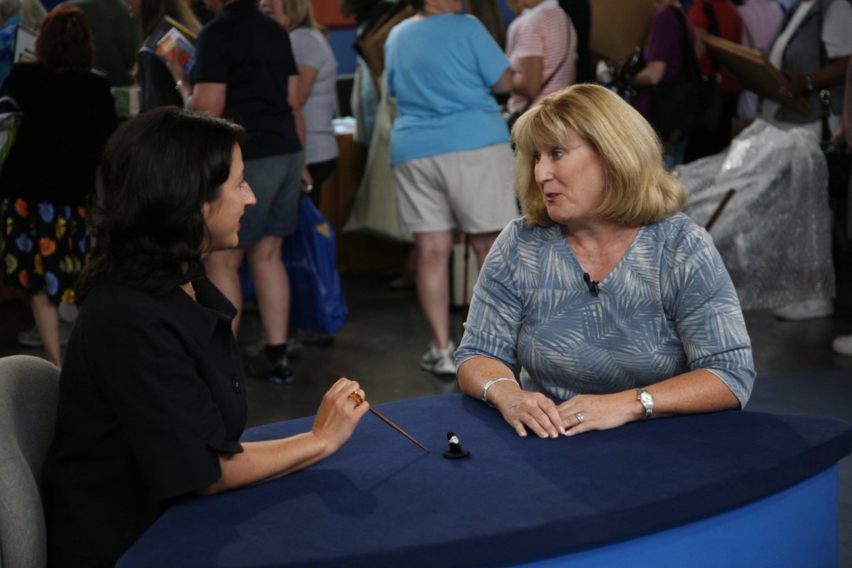 What do we have here? Little diamond big price! See if it’s gone up or down or stayed the same. ⁦<a href="/RoadshowPBS/">Antiques Roadshow</a>⁩