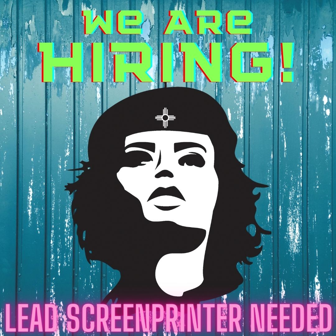 GuerrillaGrphix's tweet photo. We are looking for a lead screen printer! Applicants must have experience with all screen printing processes. Please email us at sales@guerrillagraphix.com to forward your resume. Or, stop in to our facility at 3701 Central Ave. NE Albuquerque, NM 87108 Monday - Friday 10- 5 PM https://t.co/y2ySfxerP3