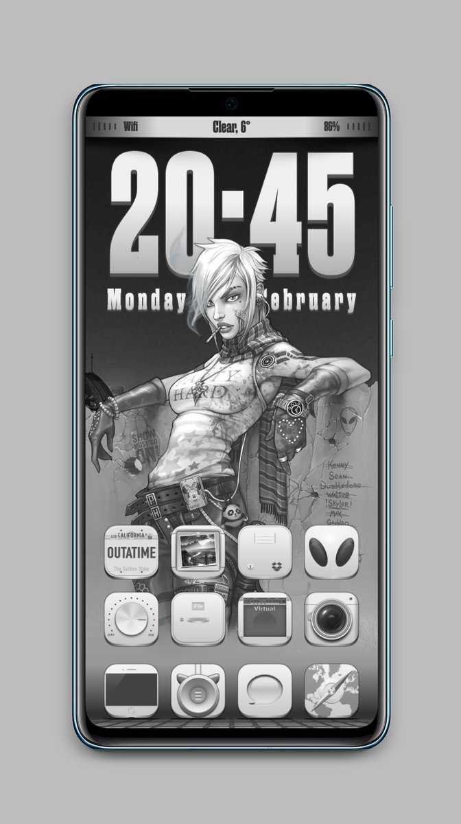 spencerdawson3's tweet photo. Monday night screenie.
Klwp.
#Virtual2cream by @JedEye81
Credits where due for the rest. https://t.co/UxprjydWyJ