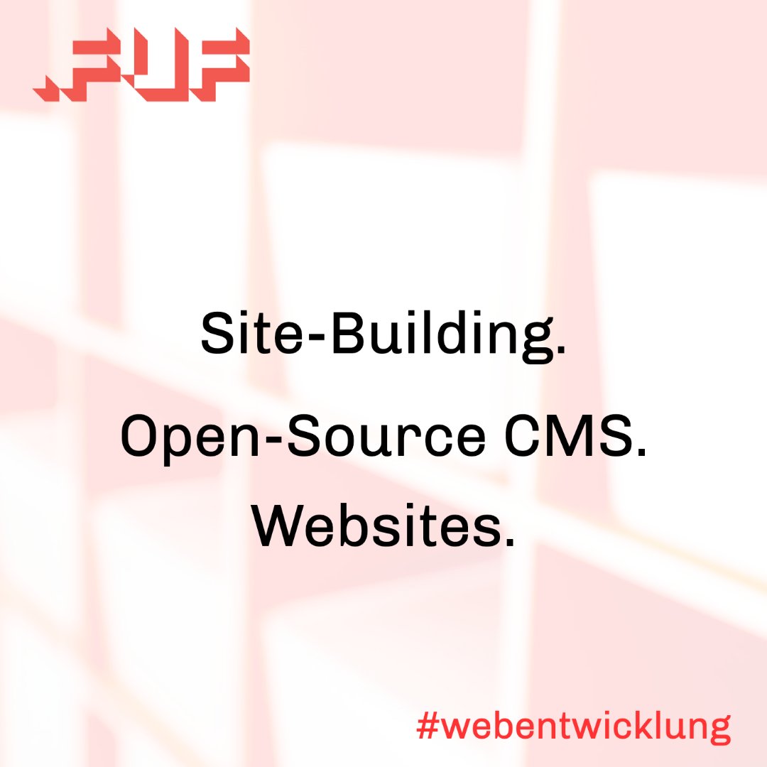 Von der  Standardlösung bis zum komplexen Individualsystem: #FUF gestaltet maßgeschneiderte Websites mit #CMS wie #Drupal und #TYPO3. Die Stuttgarter #Internetagentur berät strategisch von der Auswahl des geeigneten CMS bis zum "Go Live".

Mehr Infos hier: fuf.de/cms-webentwick…