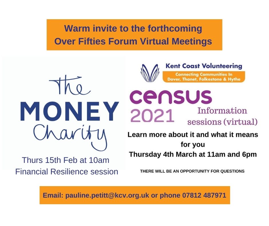 Kent Coast Volunteering - Thanet (@kcvthanet) on Twitter photo Join us for our information sessions and share with friends, families and contacts as these are for ALL AGE GROUPS. <a href="/MONEY/">Money</a> <a href="/Census2021/">Census 2021 - England & Wales</a> <a href="/TheMoneyCharity/">The Money Charity</a> Join us for our information sessions and share with friends, families and contacts as these are for ALL AGE GROUPS. <a href="/MONEY/">Money</a> <a href="/Census2021/">Census 2021 - England & Wales</a> <a href="/TheMoneyCharity/">The Money Charity</a>