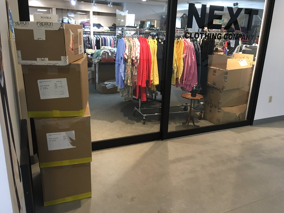 NEXTClothingCo's tweet photo. Mansted Sweaters from Denmark have arrived and another shipment of Papillon! Stay tuned!
#springhassprung #unpackingboxes #lovedowntownstjohns #thankyouforsupportinglocal https://t.co/18b4OUPINU