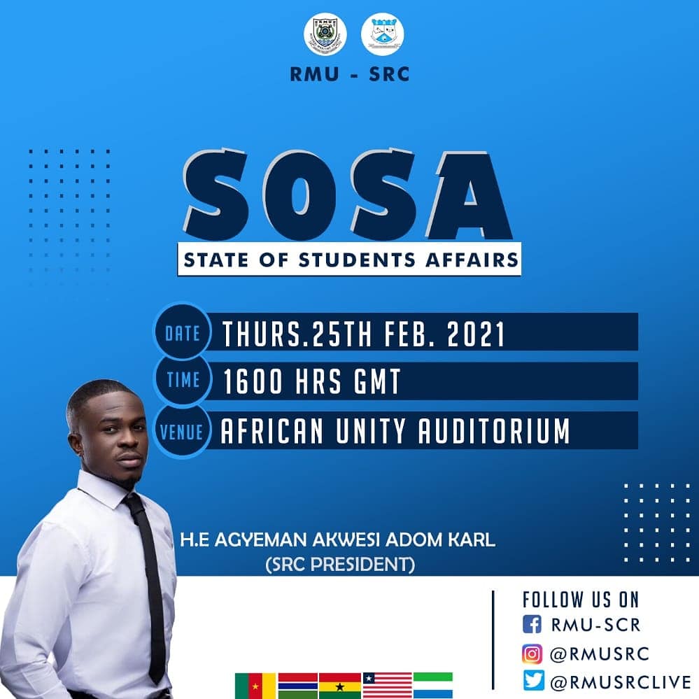 rmusrclive's tweet photo. STATE OF STUDENT'S AFFAIRS

Venue:African unity Hall
Time: 4:00pm prompt
@rmusrclive
@BenedictApente2
@boatengjr_77
@seguprah
@ekua_adepa7
@karl_agyemang https://t.co/jKY1tkiBJL