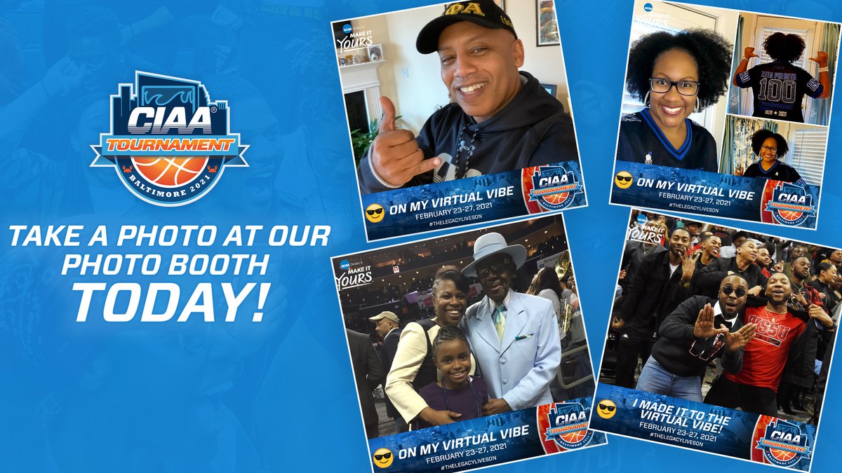 CIAAForLife's tweet photo. Let us know you're at the #CIAAVirtualVibe! 🏝 #RepYourSchool and take a picture in your school gear at our #VirtualVibe Photo Booth! 😎 

📸» https://t.co/sJr5WkOkct https://t.co/8bOOwqZ3tD