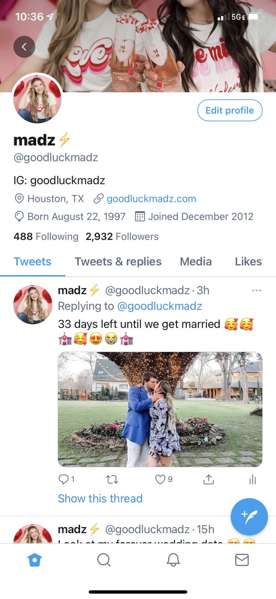 goodluckmadz's tweet image. I finally have my website link in my bio 😭😭😍 #houstonblogger
