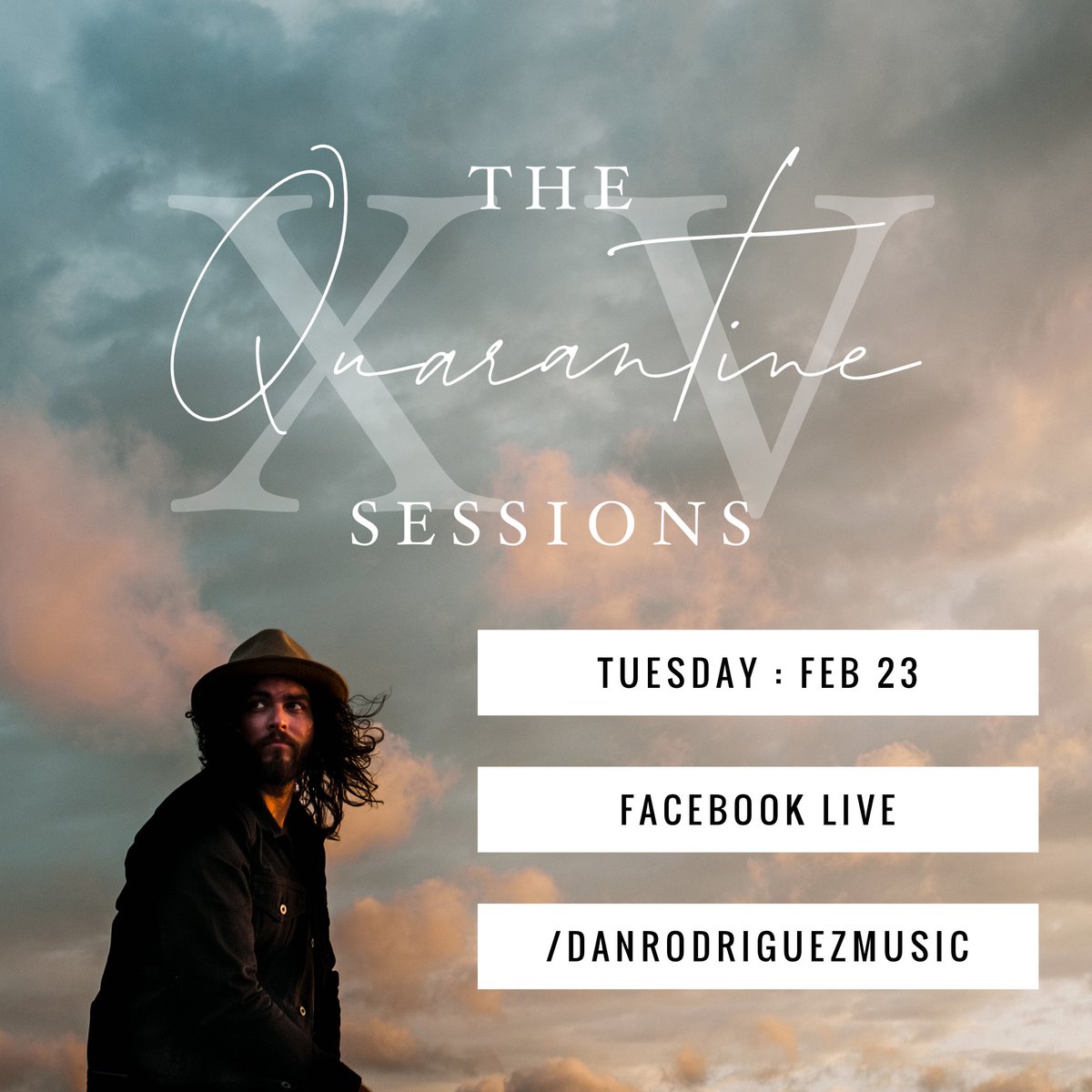 Heyo! Playing some new tunes tomorrow night at 8PM CST at facebook.com/danrodriguezmu…. Hope to see you there. 🥃🔥🙌🏼