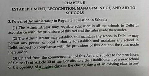 DelhiparentsDPA's tweet photo. Our humble request to the administrator of delhi @LtGovDelhi kindly take appropriate action, as administrator may regulate education in all the schools in Delhi according to DSEAR 1973 https://t.co/FRJFNTynMV