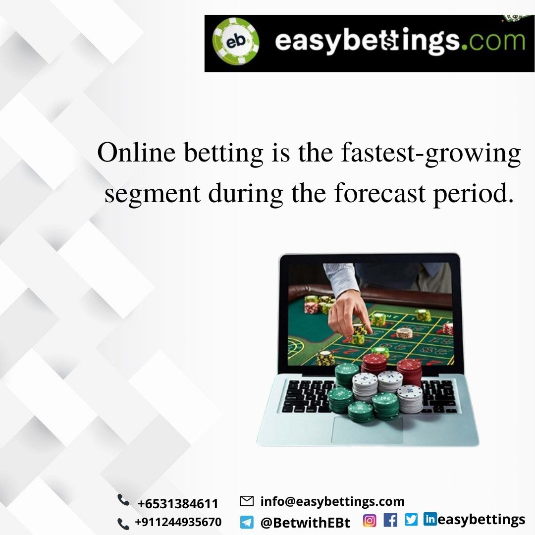 easybettings's tweet photo. Online betting is the fastest-growing segment during the forecast period.#bettingexpert #easybettings #leadership #evolutionary #energy #ai #innovation #machinelearning #artificialintelligence #podcast #evolutioncontinues #ecommerce #gambling #sportsbetting #customerservice https://t.co/VWXMfbvd0Q
